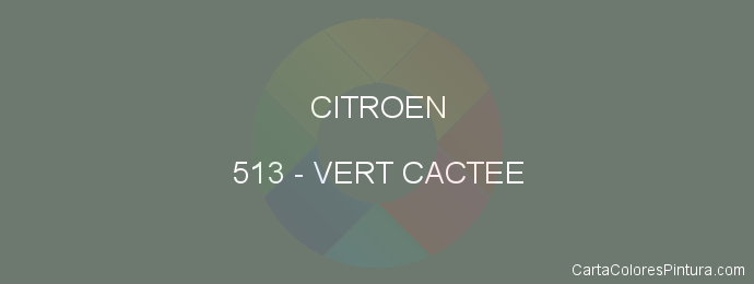 Pintura Citroen 513 Vert Cactee