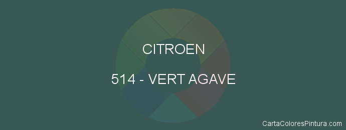 Pintura Citroen 514 Vert Agave