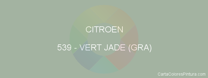 Pintura Citroen 539 Vert Jade (gra)