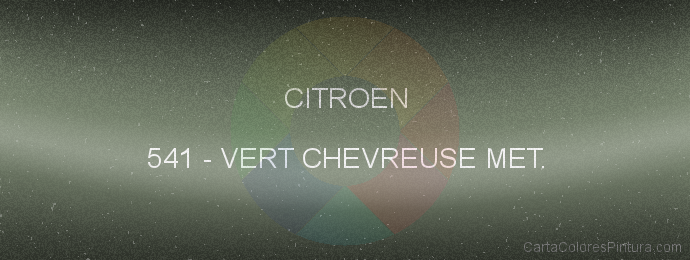 Pintura Citroen 541 Vert Chevreuse Met.