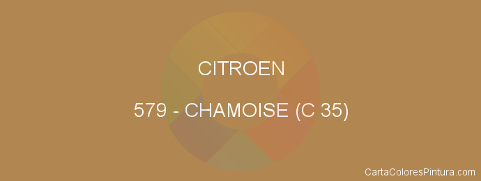 Pintura Citroen 579 Chamoise (c 35)