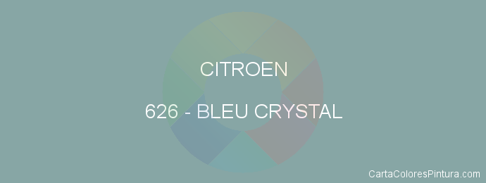 Pintura Citroen 626 Bleu Crystal