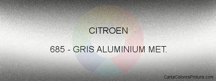 Pintura Citroen 685 Gris Aluminium Met.