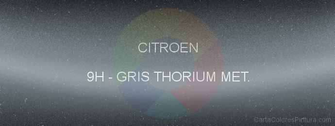 Pintura Citroen 9H Gris Thorium Met.