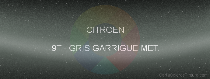 Pintura Citroen 9T Gris Garrigue Met.
