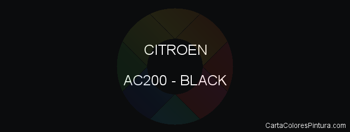 Pintura Citroen AC200 Black