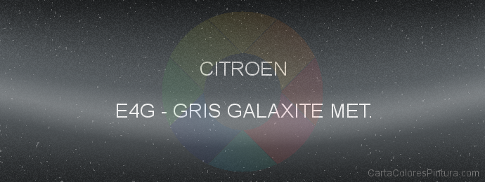 Pintura Citroen E4G Gris Galaxite Met.