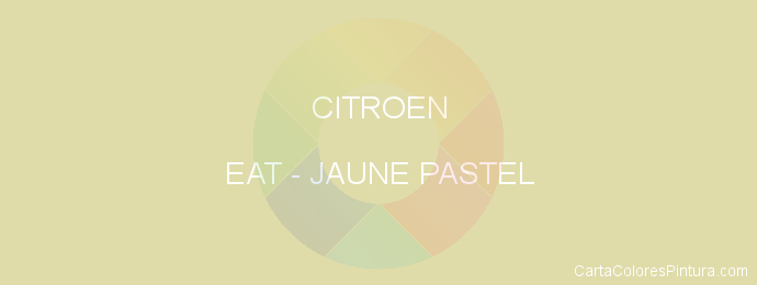 Pintura Citroen EAT Jaune Pastel