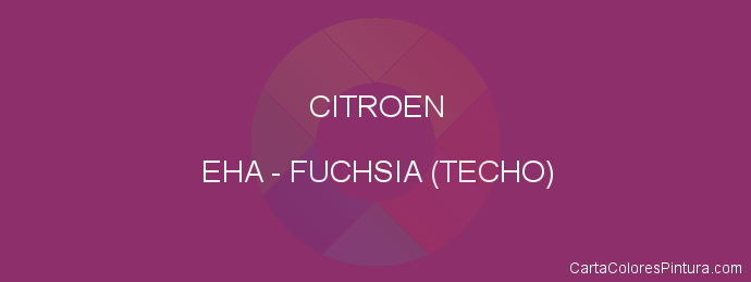 Pintura Citroen EHA Fuchsia (techo)