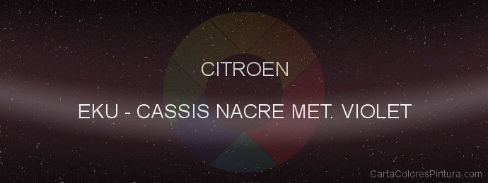 Pintura Citroen EKU Cassis Nacre Met. Violet