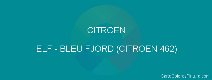 Pintura Citroen ELF Bleu Fjord (citroen 462)