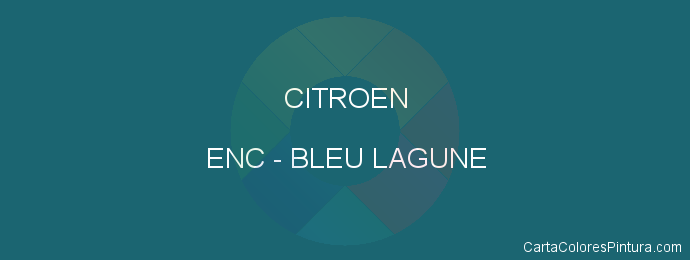 Pintura Citroen ENC Bleu Lagune