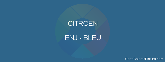 Pintura Citroen ENJ Bleu