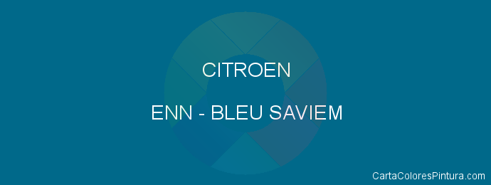 Pintura Citroen ENN Bleu Saviem