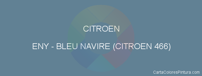 Pintura Citroen ENY Bleu Navire (citroen 466)