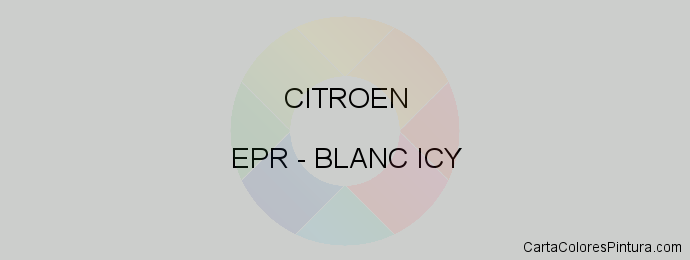 Pintura Citroen EPR Blanc Icy