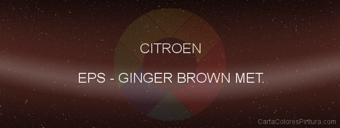 Pintura Citroen EPS Ginger Brown Met.
