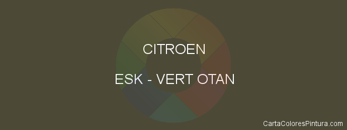 Pintura Citroen ESK Vert Otan