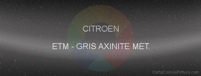 Pintura Citroen ETM Gris Axinite Met.