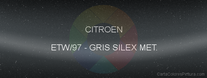 Pintura Citroen ETW/97 Gris Silex Met.