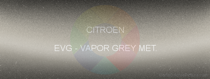 Pintura Citroen EVG Vapor Grey Met.