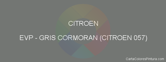 Pintura Citroen EVP Gris Cormoran (citroen 057)