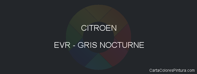 Pintura Citroen EVR Gris Nocturne