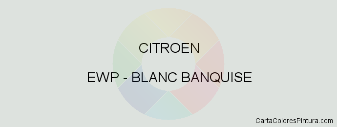 Pintura Citroen EWP Blanc Banquise