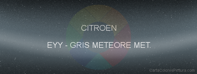 Pintura Citroen EYY Gris Meteore Met.