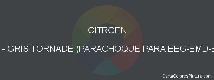 Pintura Citroen FYB Gris Tornade (parachoque Para Eeg-emd-etm)