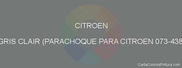 Pintura Citroen FYL Gris Clair (parachoque Para Citroen 073-4387-200)