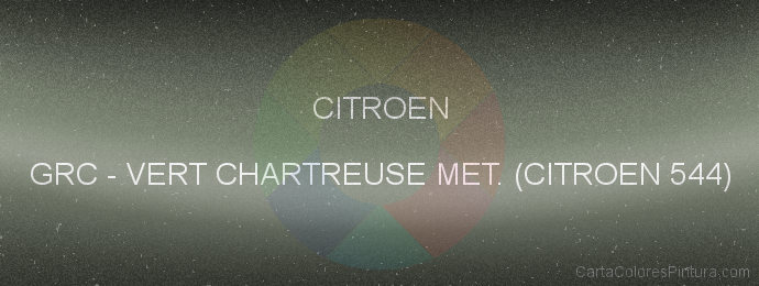 Pintura Citroen GRC Vert Chartreuse Met. (citroen 544)