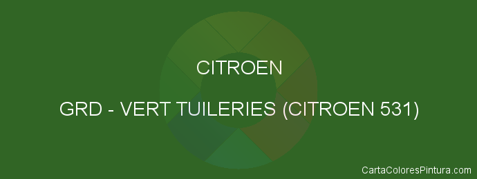 Pintura Citroen GRD Vert Tuileries (citroen 531)