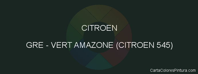 Pintura Citroen GRE Vert Amazone (citroen 545)