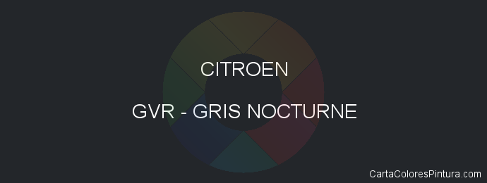 Pintura Citroen GVR Gris Nocturne