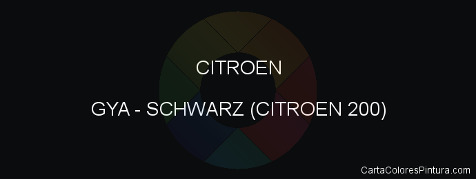 Pintura Citroen GYA Schwarz (citroen 200)