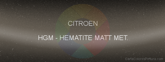 Pintura Citroen HGM Hematite Matt Met.
