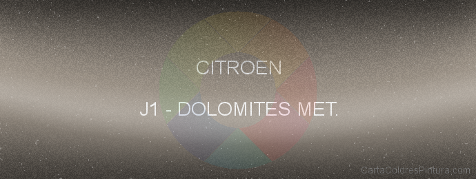 Pintura Citroen J1 Dolomites Met.