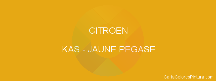 Pintura Citroen KAS Jaune Pegase