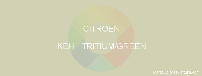 Pintura Citroen KDH Tritium/green