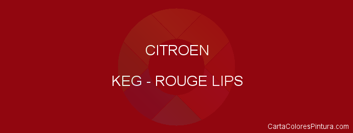 Pintura Citroen KEG Rouge Lips