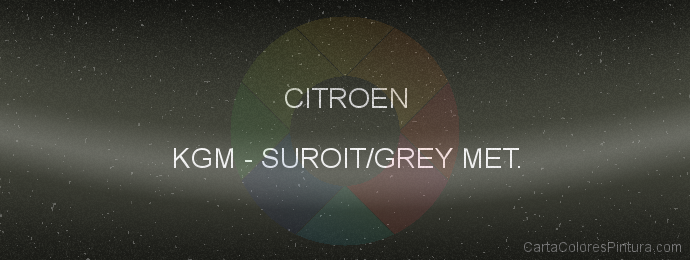 Pintura Citroen KGM Suroit/grey Met.