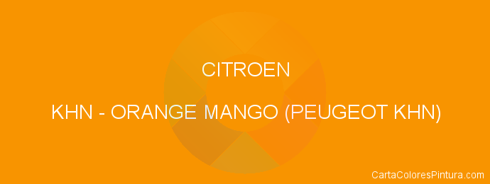 Pintura Citroen KHN Orange Mango (peugeot Khn)
