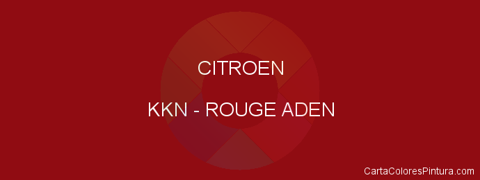 Pintura Citroen KKN Rouge Aden