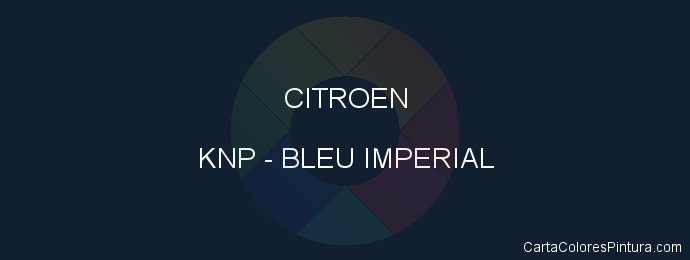 Pintura Citroen KNP Bleu Imperial