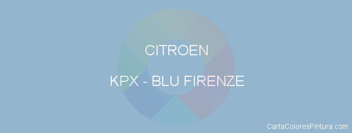 Pintura Citroen KPX Blu Firenze