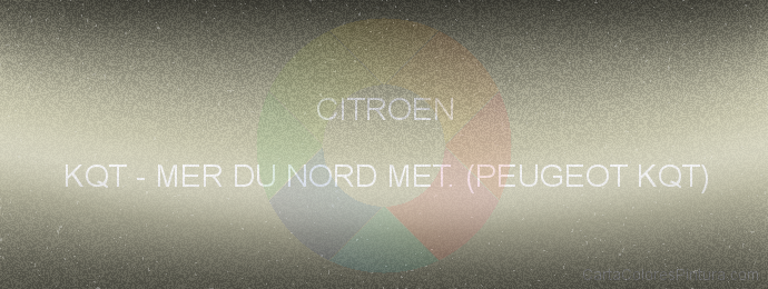 Pintura Citroen KQT Mer Du Nord Met. (peugeot Kqt)