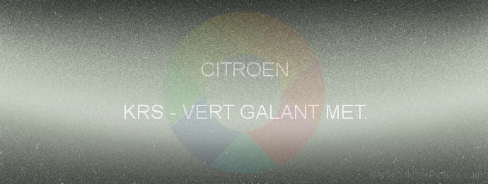 Pintura Citroen KRS Vert Galant Met.