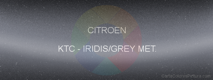 Pintura Citroen KTC Iridis/grey Met.