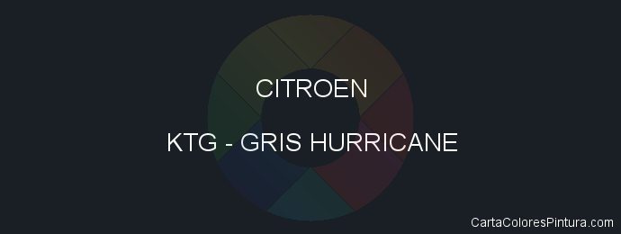 Pintura Citroen KTG Gris Hurricane